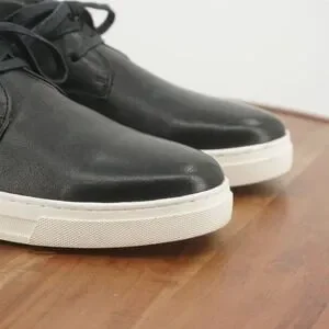 Robert Graham Mens Boat Chukka Sneakers Size 9.5 Black Leather Lace Up RG5651H Robert Graham Mens Boat Chukka Sneakers Size 9.5 Black  main image 4